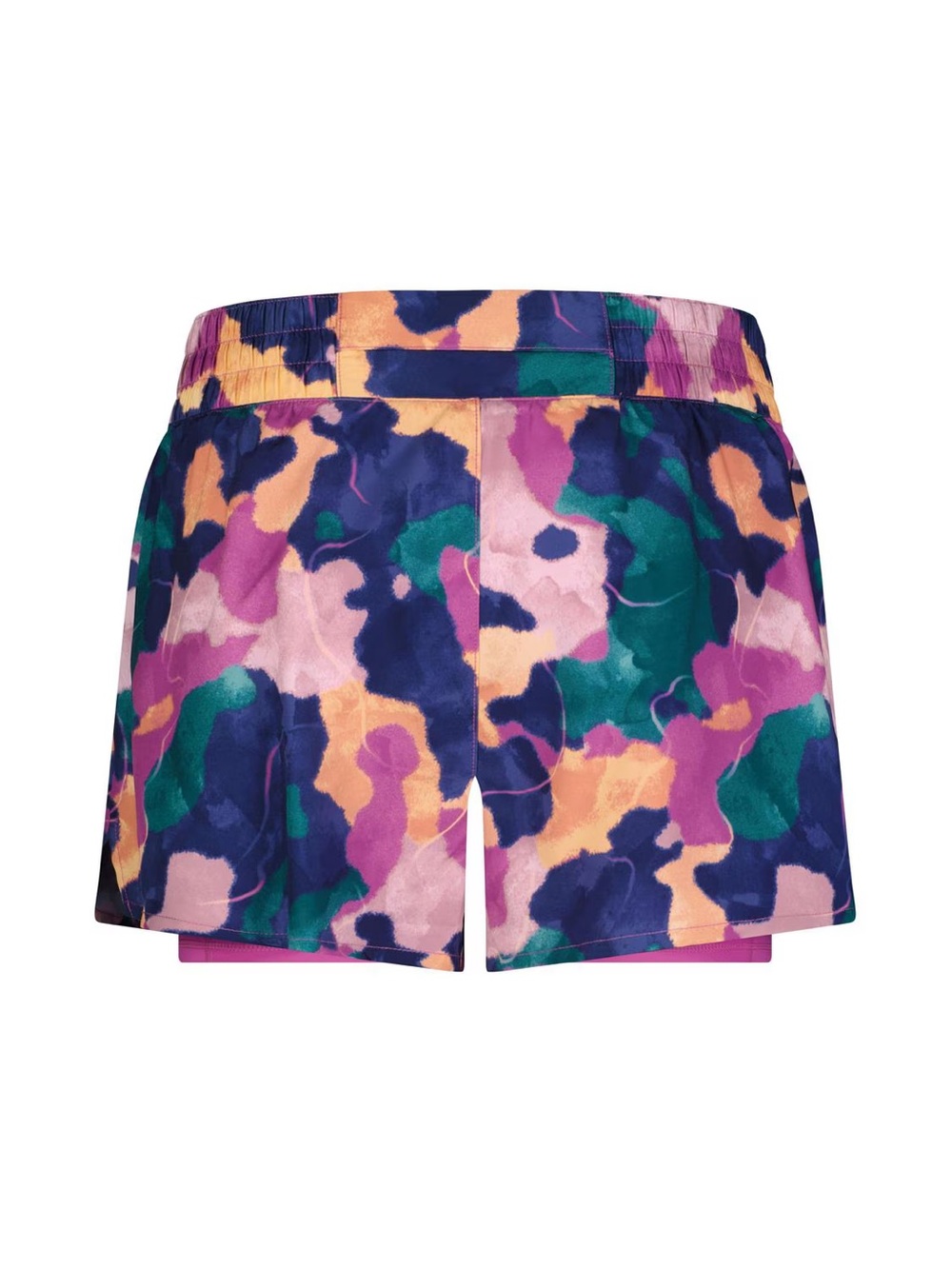 Reebok Women's Multicolor Abstract Print Athletic Shorts